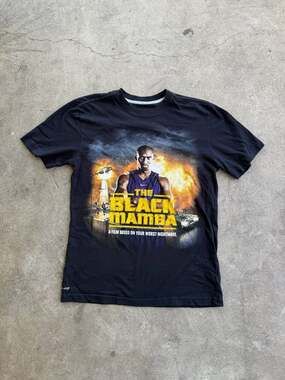 Rare Nike Kobe Bryant 'The Black Mamba' Movie worst nightmare Poster Graphic Dri